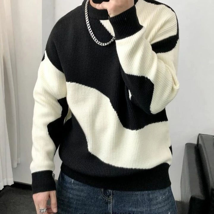 Kevin® Colorblock Knit Sweater