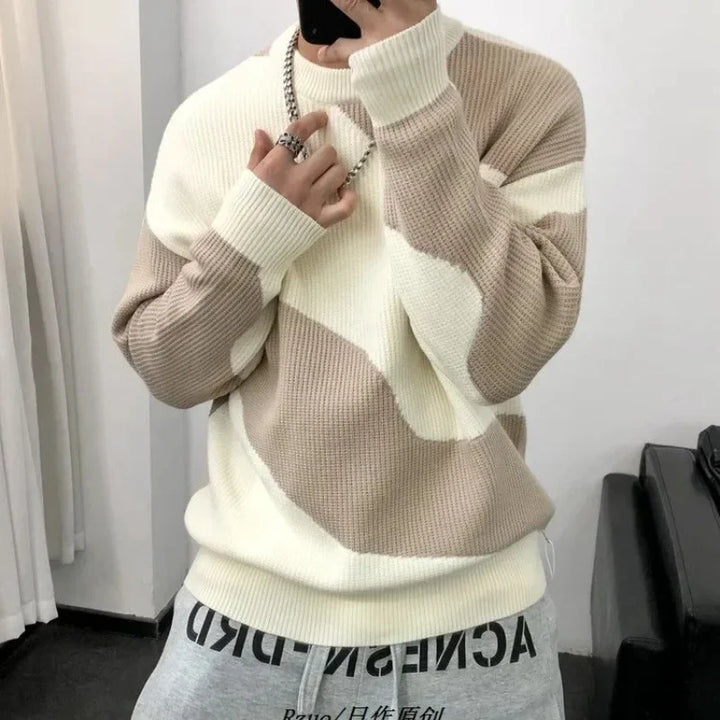 Kevin® Colorblock Knit Sweater