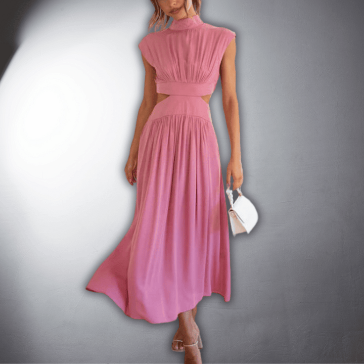 Ilona | Abito Plissettato Vegano con Comfort Premium